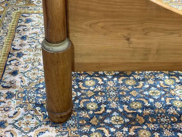 Lit bateau empire du XIXème en merisier - Literie: 1m82x98cm