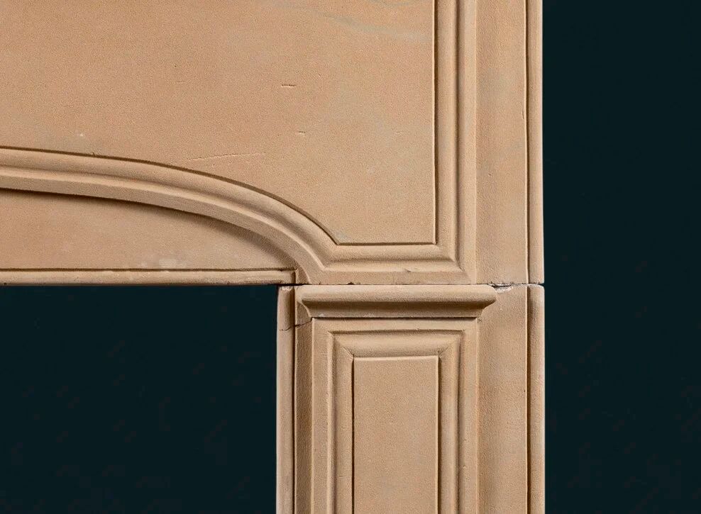 English George I/Queen Anne Eighteenth Century Stone Fireplace Surround