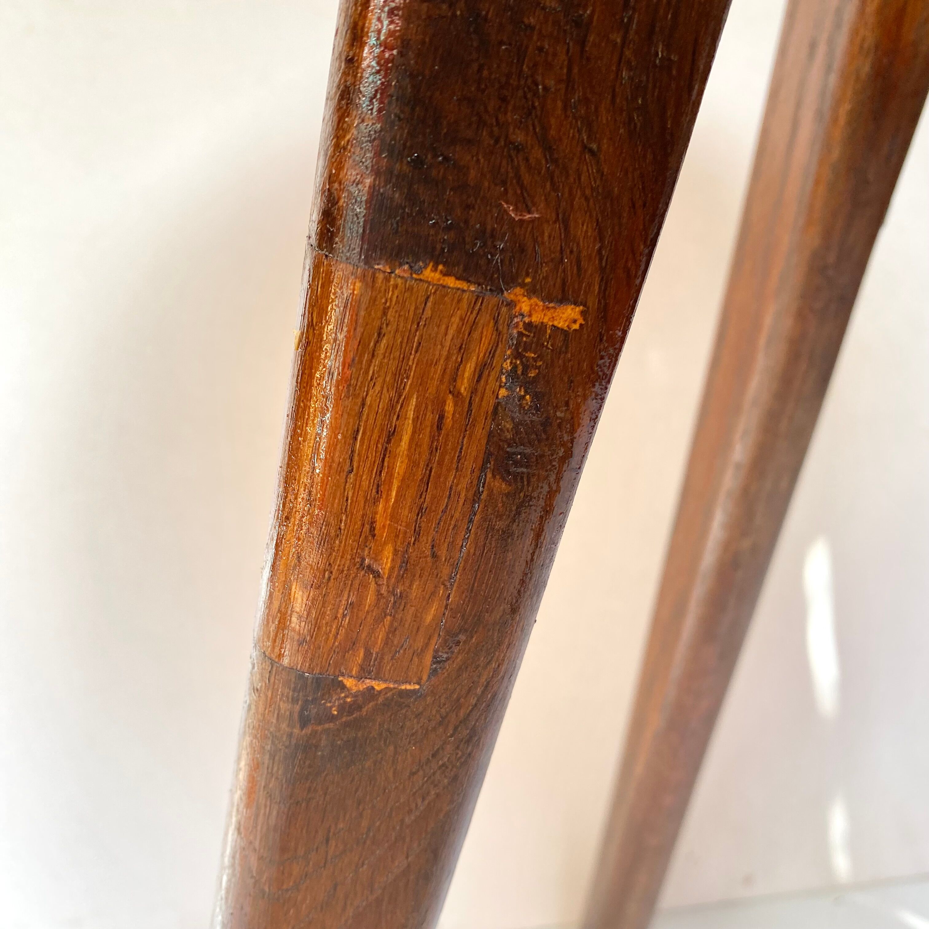 Wooden plant holder stool