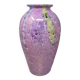 1960s Astonishing Giuseppe Locci Polycrome Craquelé Vase in Sardinian Ceramic. Made in Italy