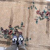 Vintage Turkish Modern Carpet 119cm x 175cm 1970s