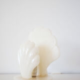 Alabaster shell lamp