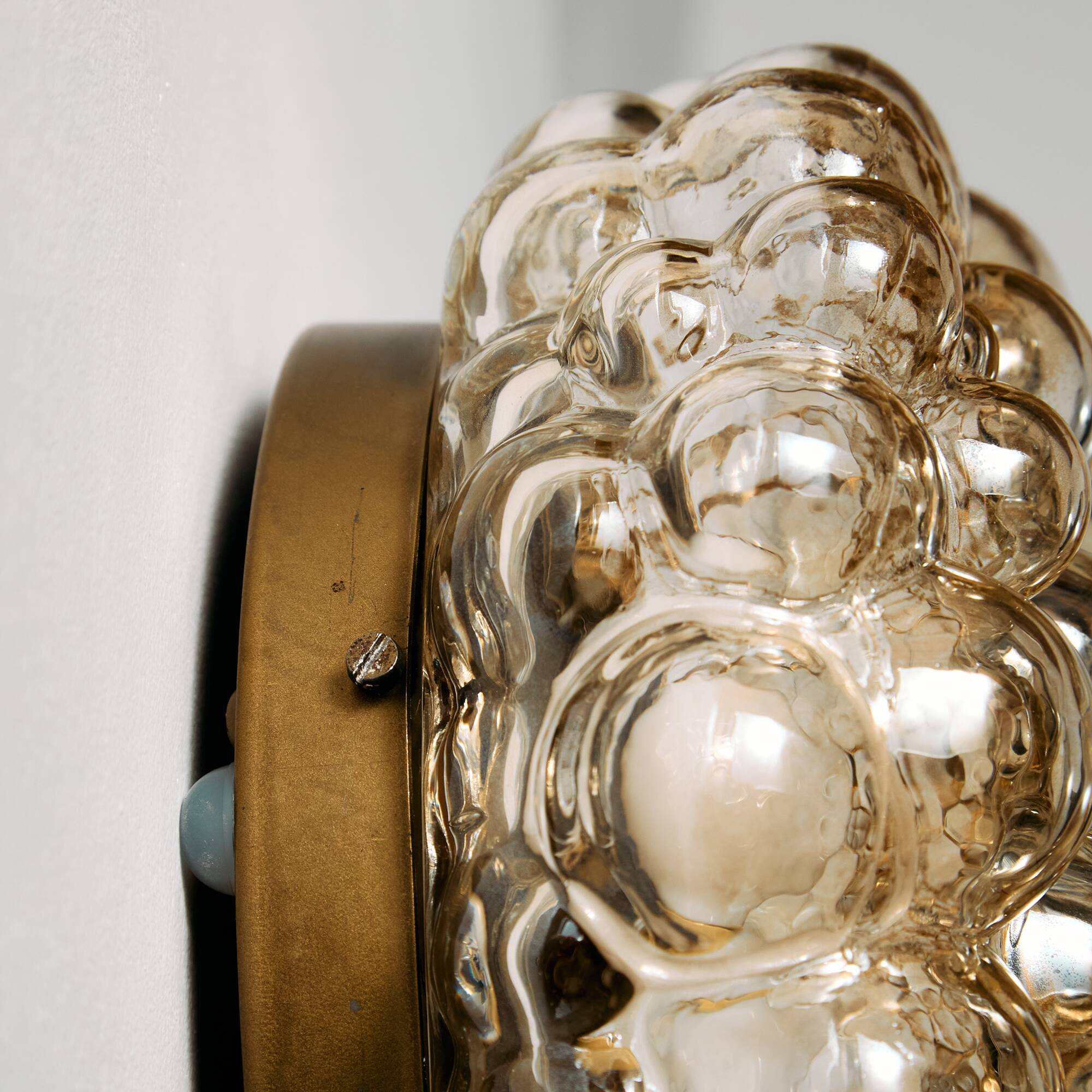 Bubble glass wall light by Helena Tynell for Limburg