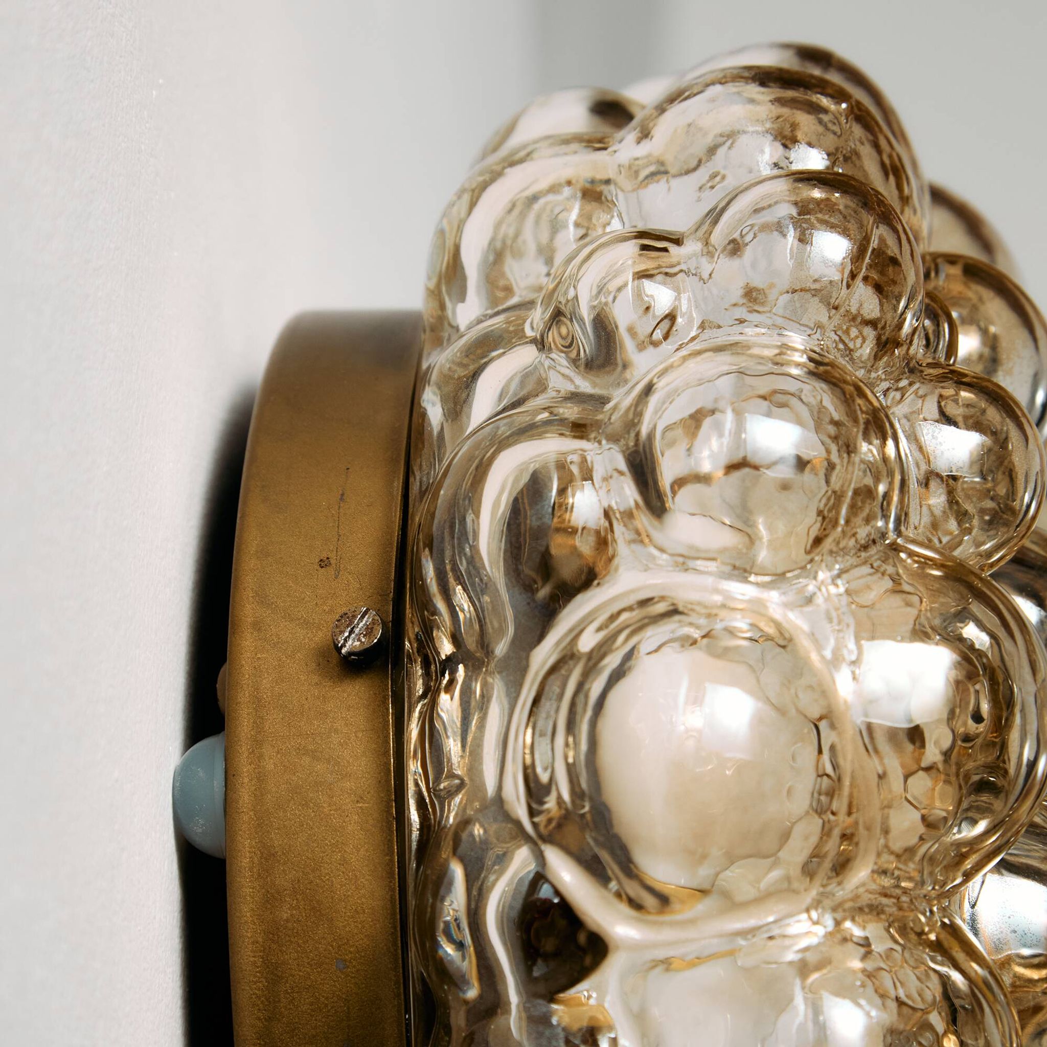 Bubble glass wall light by Helena Tynell for Limburg