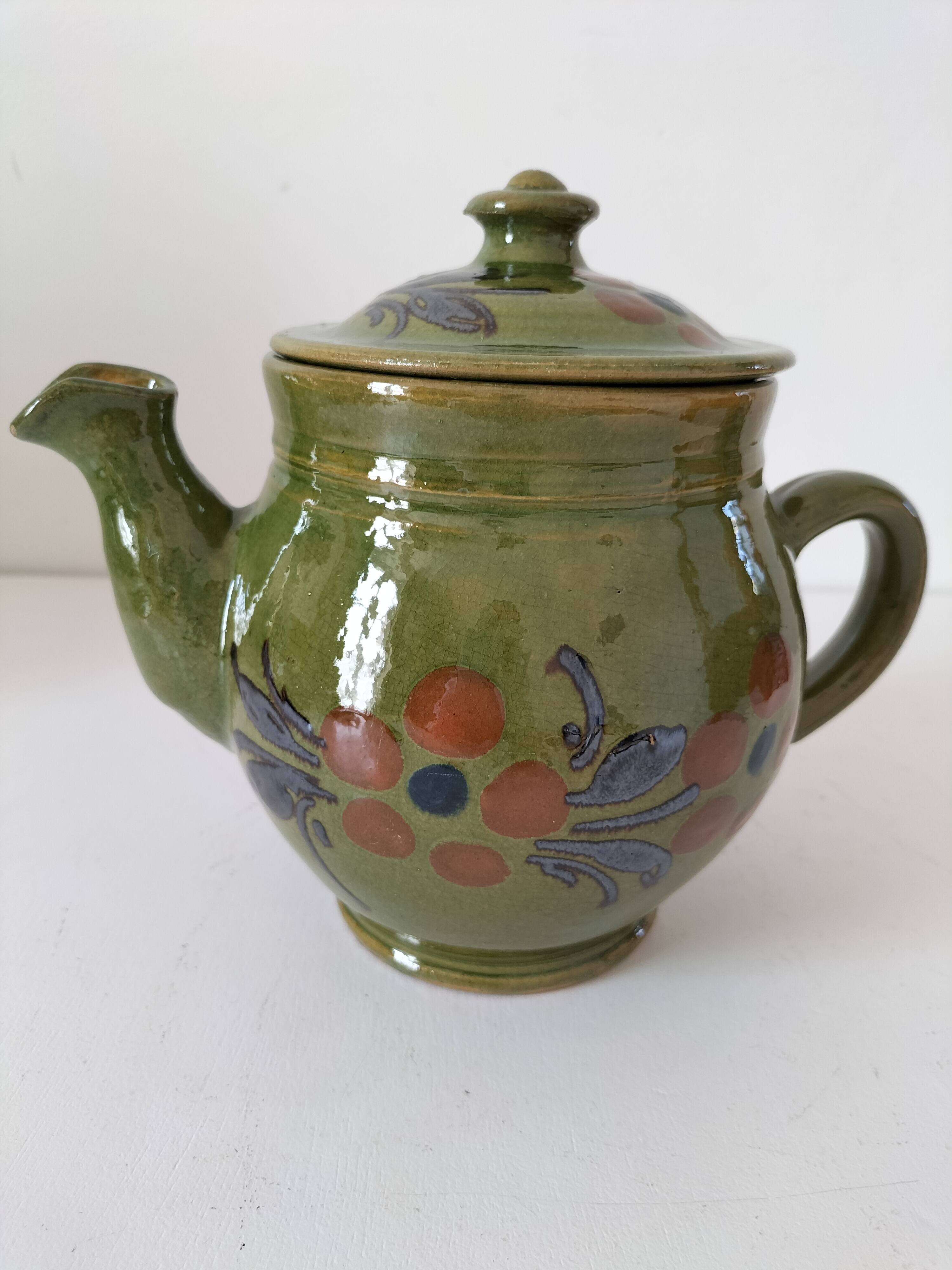 Vintage glazed stoneware jug