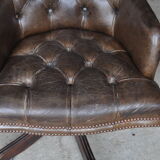Chesterfield-style office chair