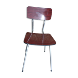 Red-brown marbled formica chair