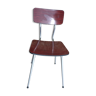 Red-brown marbled formica chair