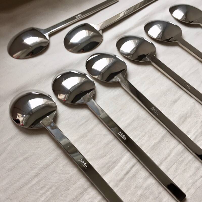 8 new vintage Stockholm Boda Nova spoons