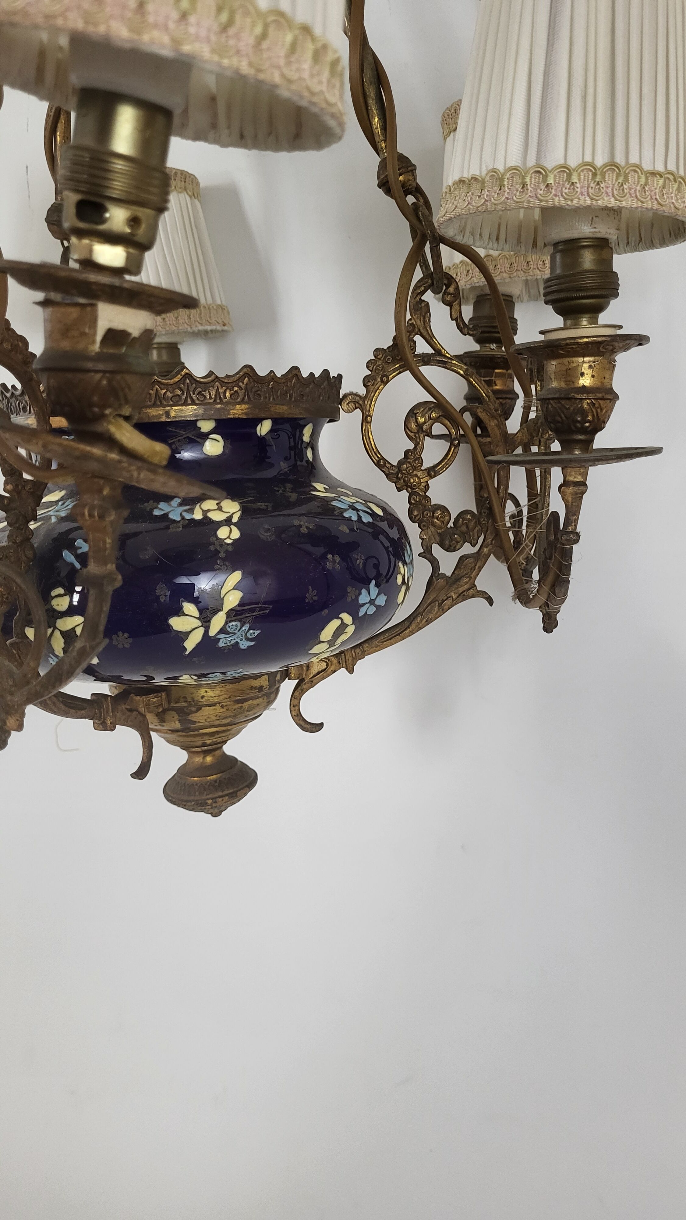 Napoleon III chandelier with 6 arms of light