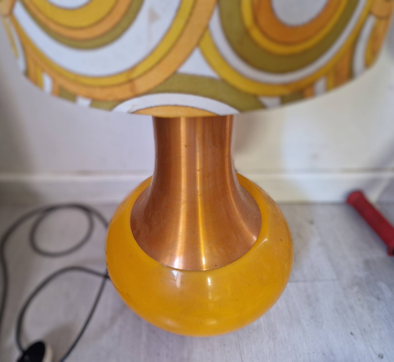 Vintage 1970s floor lamp by Doria.