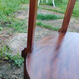Old Louis XVI style bedside table marble top