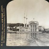 Old photography stereo, stereograph, luxury albumine 1903 Constantinople, Turkey