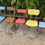 Mismatched formica chairs