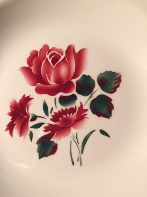 5 plates empty "badonvillers" suite