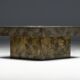 Brutalist Steel Coffee Table, France, 1970s
