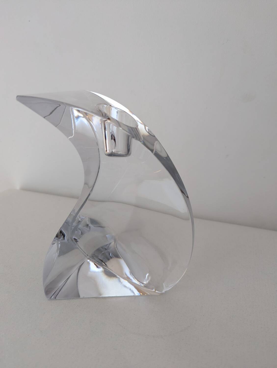 Crystal candle holder