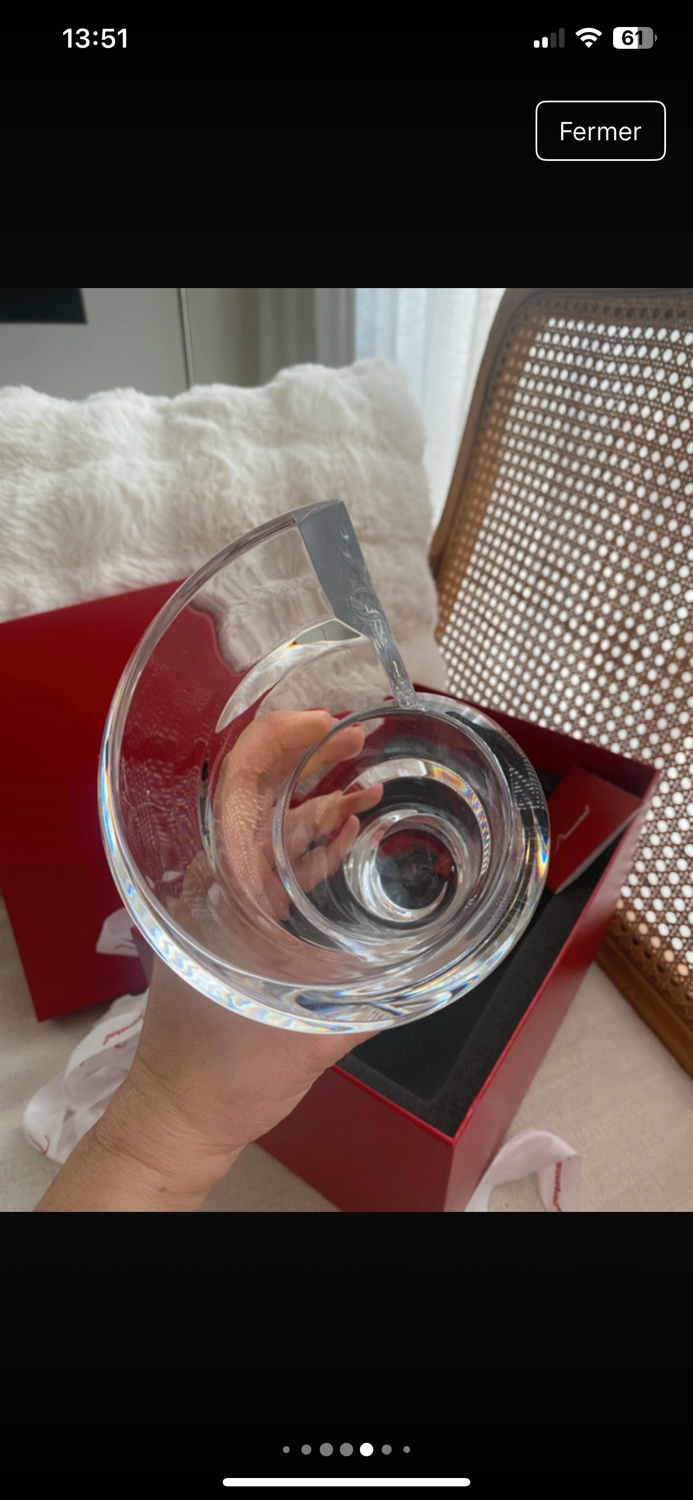 Rare Baccarat spiral vase