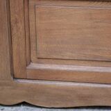 Superb large Parisian oak wardrobe (1930s/1940s)