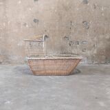 Large rattan cradle