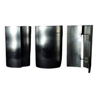 Philolaos Toupias: stainless steel wall lights