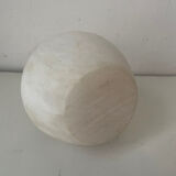 Vase soliflore en albâtre blanc