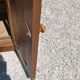 Rare console table / somno in solid walnut (19th century) – charm & raw authenticity