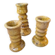 Trio de bougeoirs tamrghout