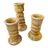 Trio of Tamrghout candlesticks