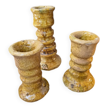 Trio de bougeoirs tamrghout