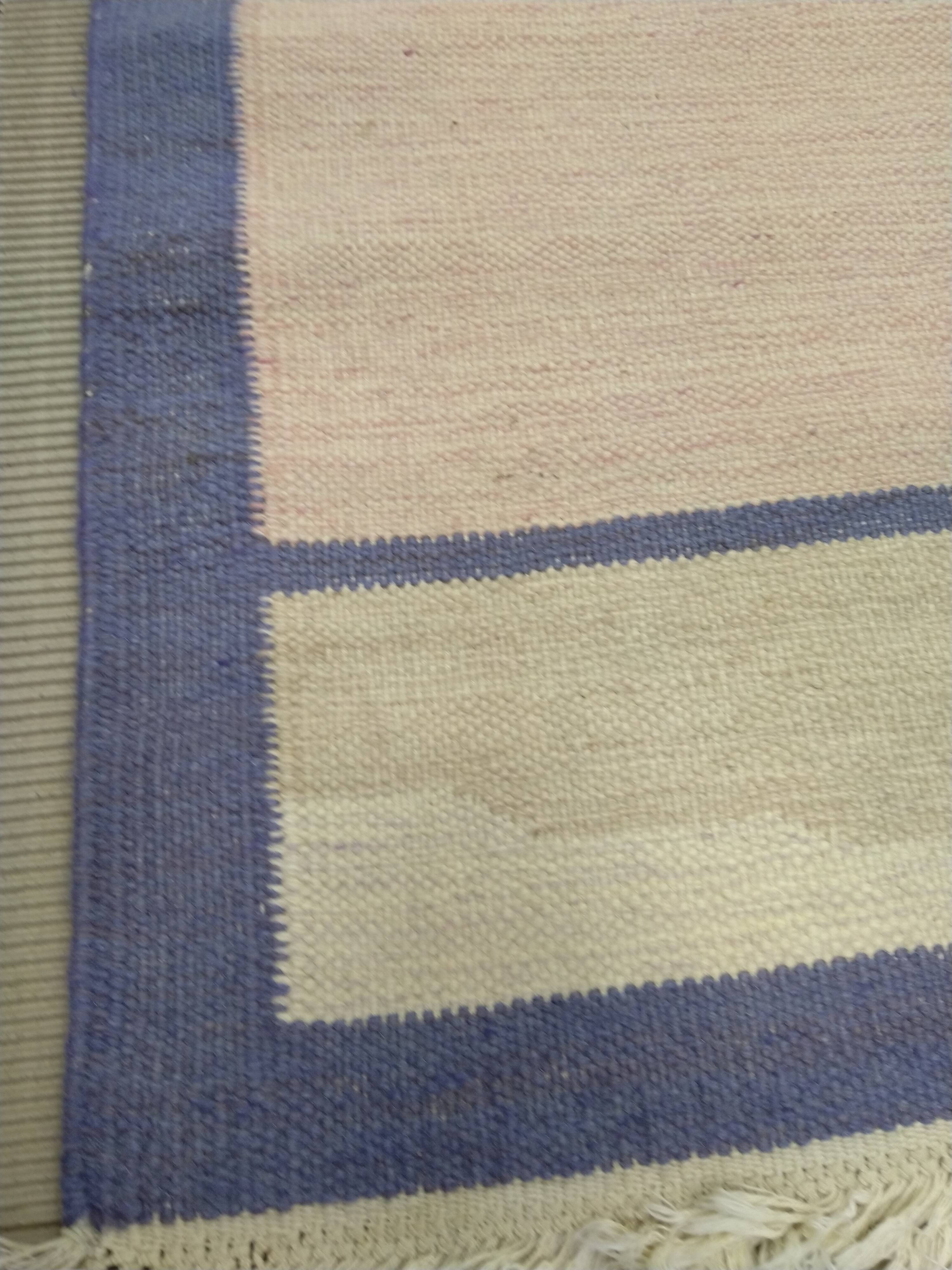 Scandinavian carpet of the 20th century by Elsa Ekholm, 197cm x 140cm