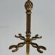 Neoclassical Fire Set in Bronze and Brass Finely Chiseled