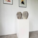 Pair of cement planters, 1900