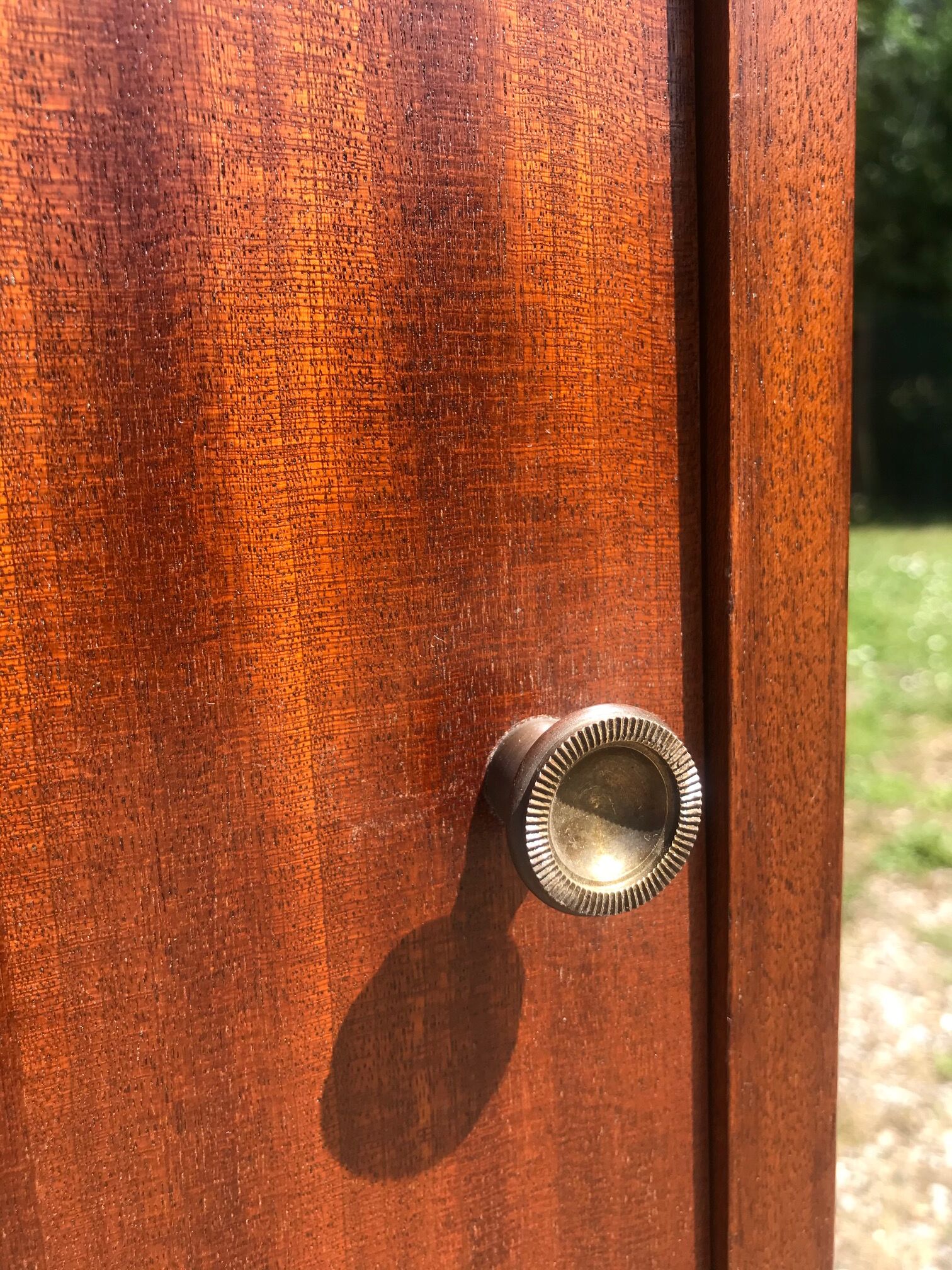 Mahogany storage cabinet