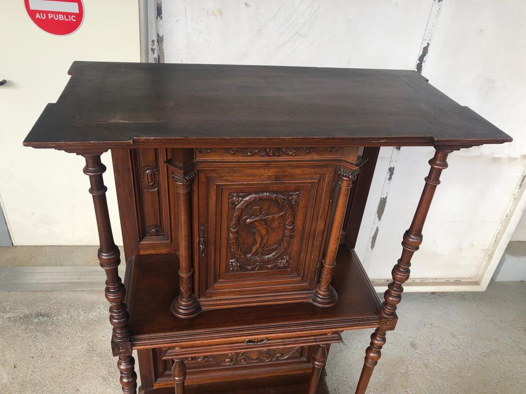 Credence In Walnut Style Renaissance Late Nineteenth Century - Buffet - Dessert