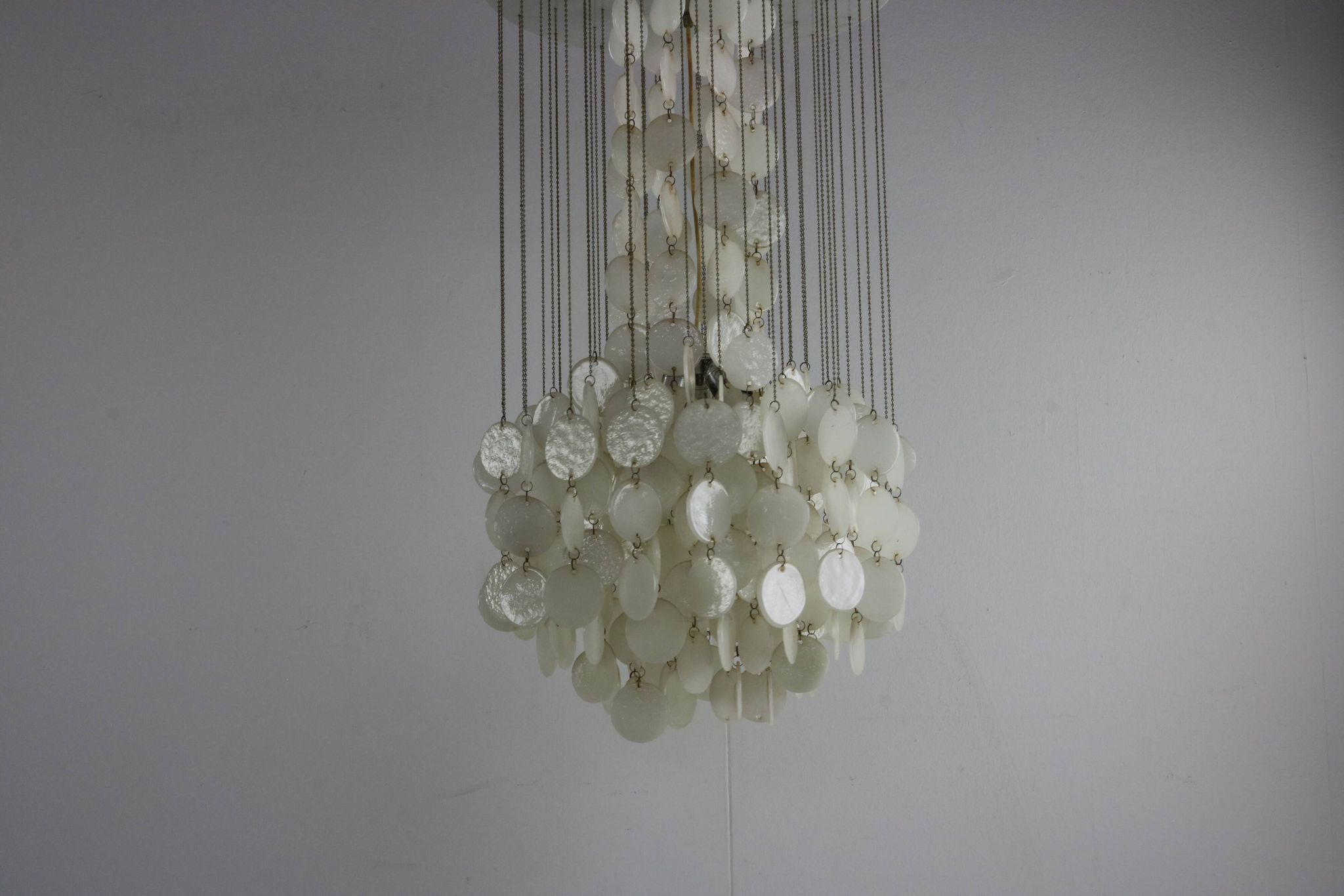 Lustre en pastilles de céramique, années 60