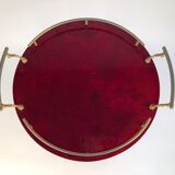 Aldo Tura barcart red round