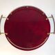 Aldo Tura barcart red round
