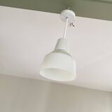 Suspension ancienne holophane 1950 décoration industrielle LAMP-7460