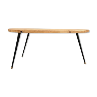 Coffee table tripod surf oak 1950