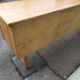 Vintage sideboard from the 50s and 60s in wood 245cm