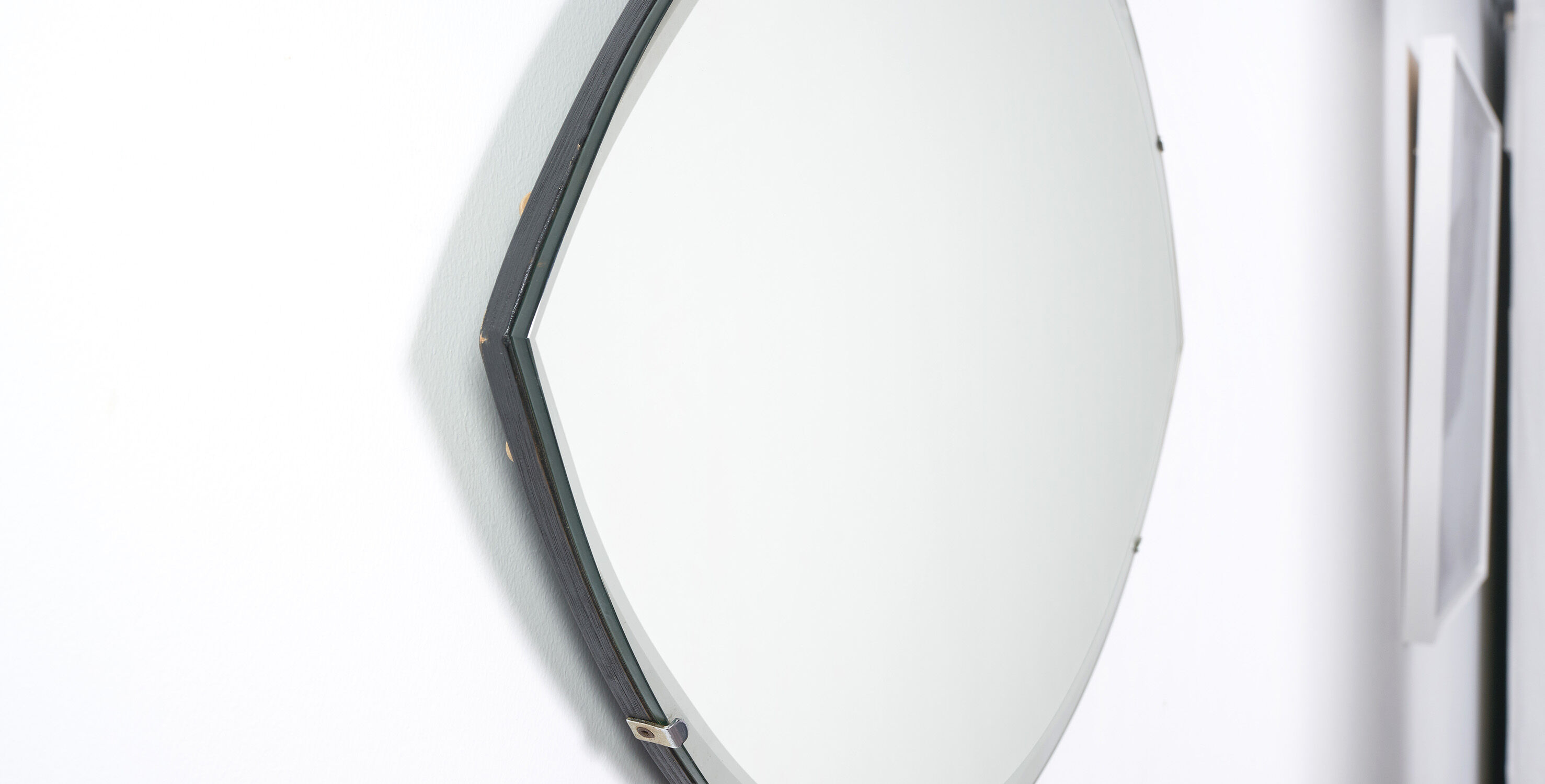 Beveled mirror in the shape of eye 1950 65x46cm