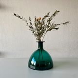 Blown glass vase signed holmegaard 1961