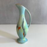 Bay ceramic vase 523-17, pastel, westgerman pottery, 50's interior