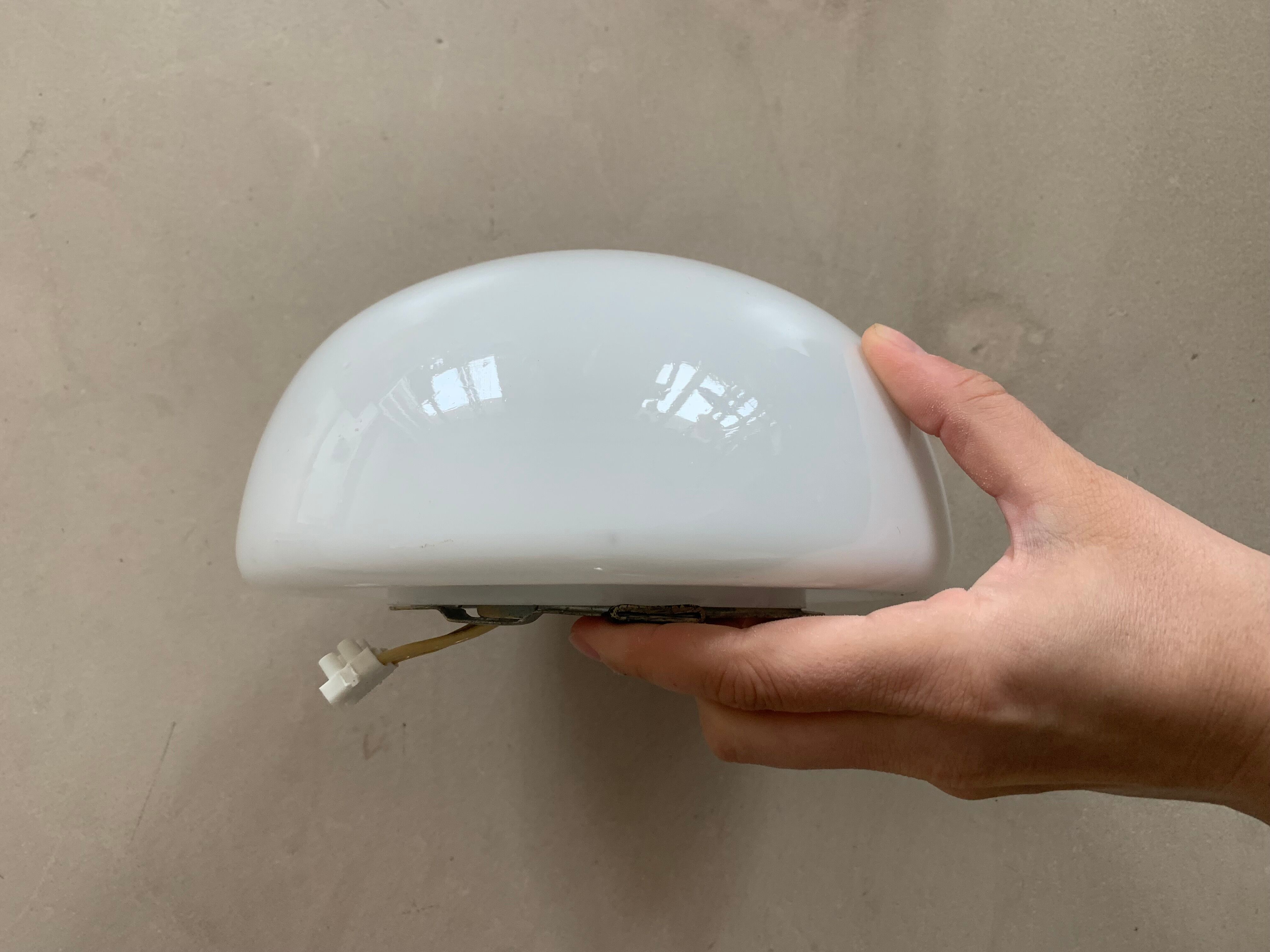 Wall lamp or ceiling lamp vintage opaline