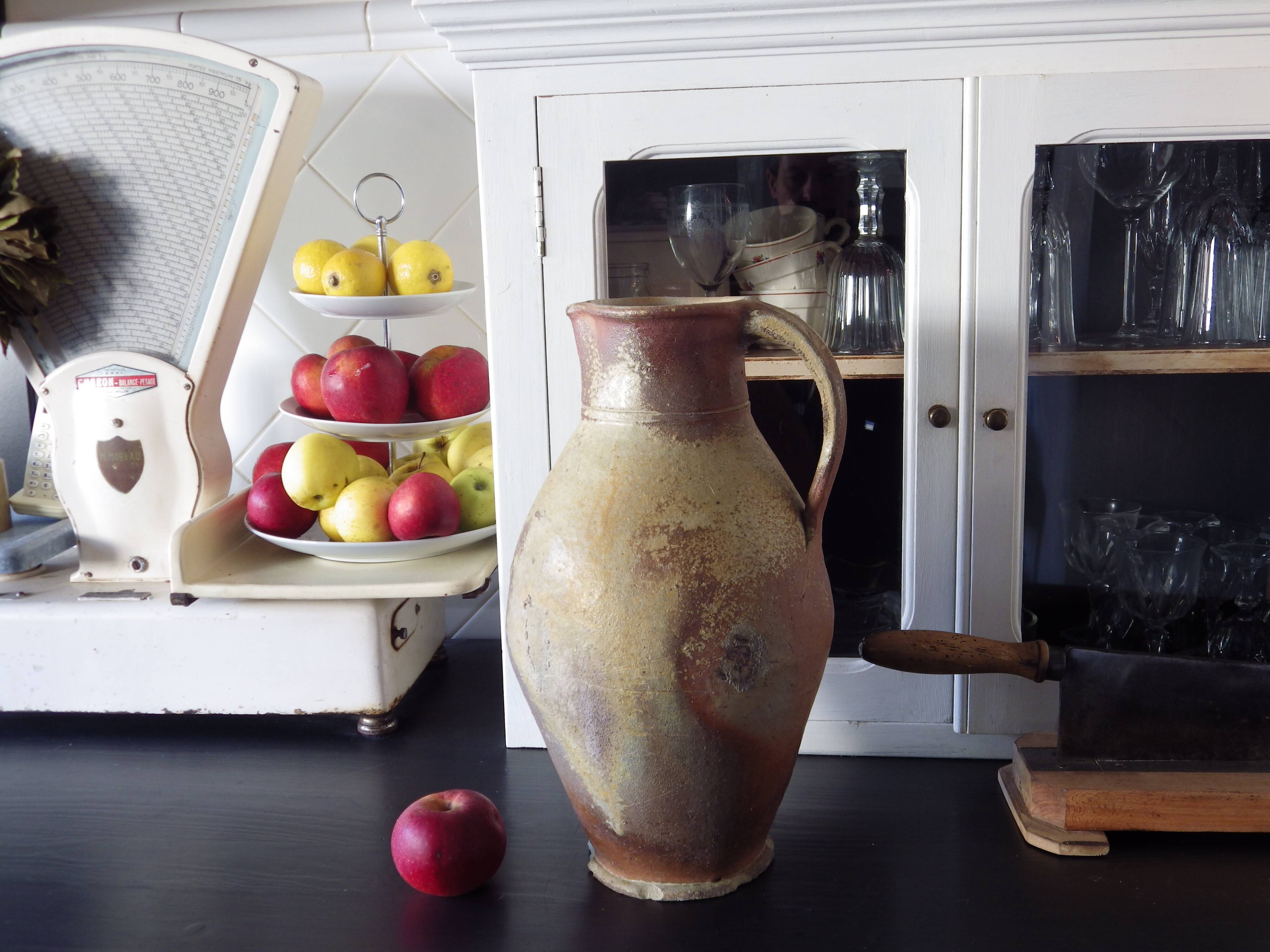 Old sandstone jar
