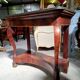 Console d’époque Restauration en acajou – Dessus de marbre – XIXe siècle