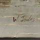 Painting, marine signed W. Jones