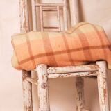 large warm wool blanket French blanket from the 50s.