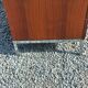 Florence Knoll buffet in wood and marble with chrome legs from the 1970s.